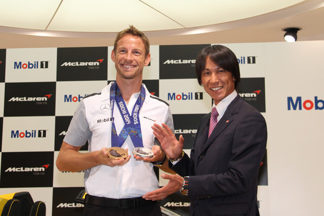 F1日本GP」出場の為に来日中のジェンソン・バトンへ、ソチ五輪