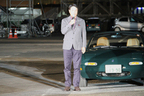 新型車が多いなかNAロードスターで登場したのはマツダ株式会社 代表取締役 社長兼CEO 小飼雅道氏