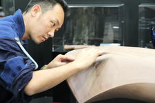 マツダのクレイモデラーによるオブジェ制作の実演／「Tokyo Midtown DESIGN TOUCH 2014」にて