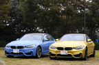 (右)BMW 新型 M4クーペ[ボディカラー：オースチン・イエロー]