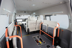 日産 NV350キャラバン「コミュニティバス仕様車」車内（リフタータイプ）※車いす乗車時