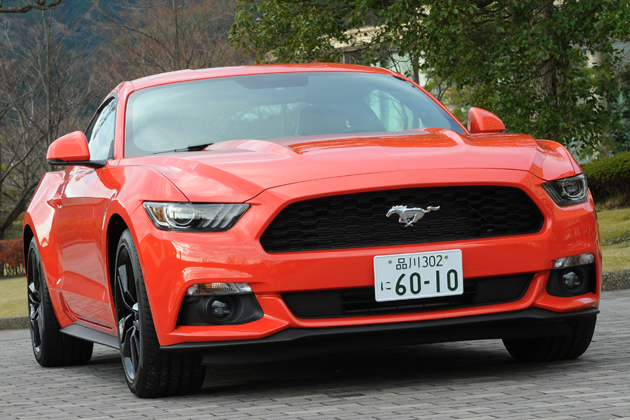 フォード 新型 マスタング「50 YEARS EDITION」[EcoBoost 2.3ターボ／限定350台／左ハンドル／ボディカラー：コンペティションオレンジ(限定生産色・30台のみ)]