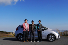 今回の車両はホンダ フィットハイブリッド。初めてのクルマでも難なく乗りこなしてしまうあたりはさすが、学生カーソムリエ