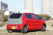 スズキ 新型 アルト「X」(2WD/ボディカラー:ピュアレッド/ミディアムグレー2トーンバックドア仕様車)