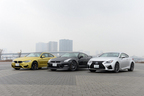 3台比較（レクサス RC F／日産 GT-R 2015年モデル／BMW M4）