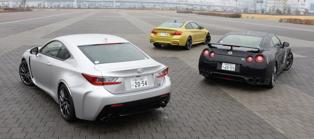 GT-R 2015年モデル／RC F／M4を徹底比較 ～スーパースポーツカーの頂上決戦！～