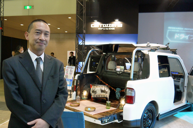 取材に応じてくれた、パイオニア販売(株)マーケティング部 部長の蒲生氏