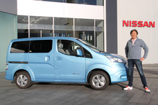 日産 e-NV200と国沢光宏氏