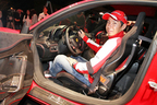 小林可夢偉選手　※写真は2013年のフェラーリ 458スペチアーレ 発表会の模様