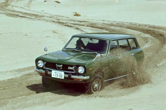 1972レオーネ4WDエステートバン(走り)
