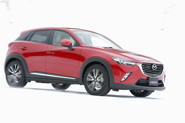 マツダ Cx 3 プロトモデル 雪上試乗レポート 渡辺陽一郎 1 3 徹底検証 15年新型車種ー試乗レポート Mota