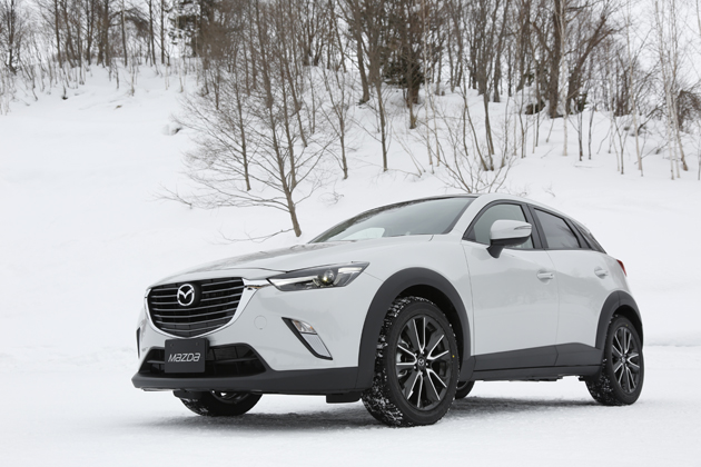 マツダ Cx 3 プロトモデル 雪上試乗レポート 渡辺陽一郎 1 3 徹底検証 15年新型車種ー試乗レポート Mota