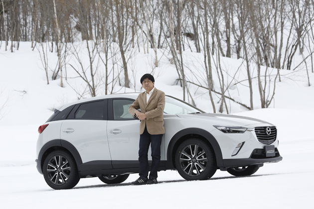 マツダ Cx 3 プロトモデル 雪上試乗レポート 渡辺陽一郎 1 3 徹底検証 15年新型車種ー試乗レポート Mota