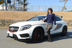 メルセデス・ベンツ GLA 45 AMG Edition1 ミニ試乗レポート／今井優杏