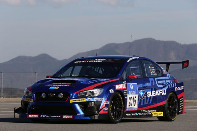 スバル、「WRX STI NBRチャレンジ2015」が富士でシェイクダウン