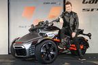 中村獅童も注文した3輪バイク「BRP Can-Am Spyder F3」発表会速報[2015/03/10・会場：LIQUIDROOM(東京都渋谷区)]