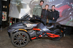 中村獅童も注文した3輪バイク「BRP Can-Am Spyder F3」発表会速報[2015/03/10・会場：LIQUIDROOM(東京都渋谷区)]