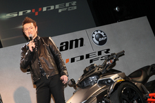 中村獅童も注文した3輪バイク「BRP Can-Am Spyder F3」発表会速報[2015/03/10・会場：LIQUIDROOM(東京都渋谷区)]