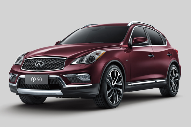インフィニティ、「スカイライン」のSUV“QX50”2016年モデルを