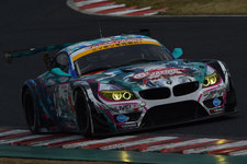 スーパーGT　GT300クラスに参戦していた「グッドスマイル初音ミクZ4」