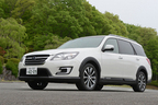 スバル エクシーガ CROSSOVER7(クロスオーバーセブン)[AWD/ボディカラー：クリスタルホワイト・パール(特別色)／内装色：タン/ブラック・ブルーグリーンステッチ] 試乗レポート／国沢光宏