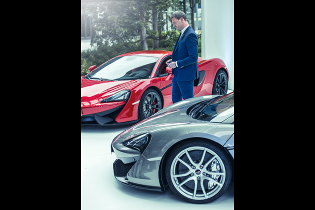 「McLaren 570S Coupe」 および「McLaren 540C Coupe」日本初公開 発表会の模様