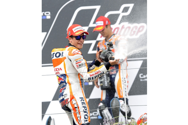 表彰式・シャンパンファイト【MotoGP 第9戦ドイツGP】決勝
