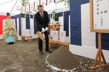 地鎮祭の様子