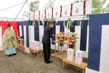 地鎮祭の様子