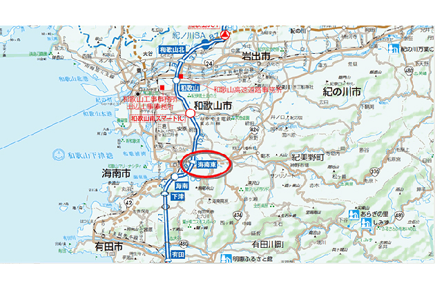 位置図・迂回路案内