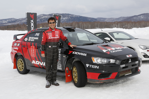 三菱 ランサーエボリューションと奴田原文雄選手