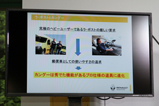 [ルノー カングー 特別仕様車「カングー ラ・ポスト」発表会レポート／会場：日本郵便 本郷郵便局(2015/08/26・東京都文京区)]