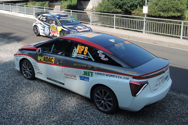 WRCドイツラリーで走った燃料電池車『ミライ』
