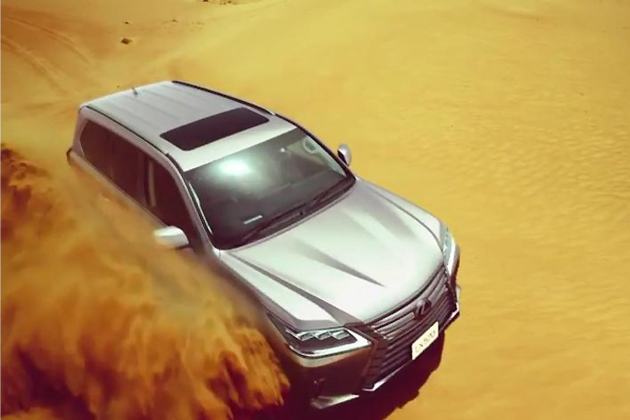 タカが撮影！？レクサス LXとドバイセレブのAMAGINGなムービー公開