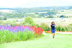 花畑を探索するやっさん　安枝瞳×ホンダS660 in 北海道