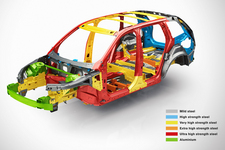 ボルボ 新型XC90 超高張力鋼（ボロン・スチール）によるセーフティケージと、ボルボが特許を持つフロント構造