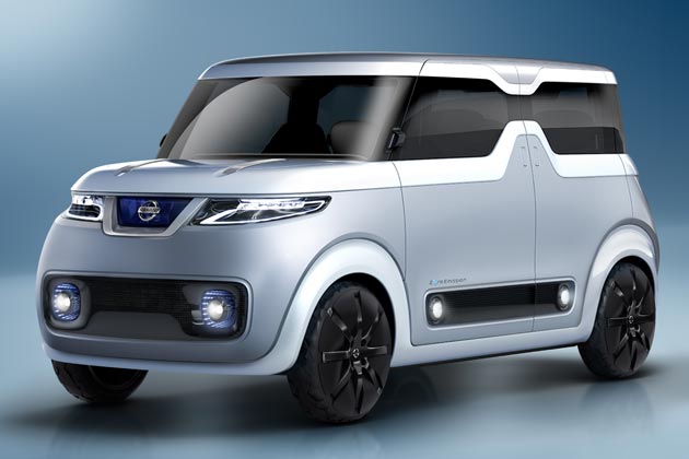日産 未来型ev テアトロ For デイズ を世界初公開 インテリアは真っ白 スイッチ類が消えた 東京モーターショー15 東京モーターショー15 Mota