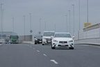 トヨタの自動運転実験の様子（高速道路）