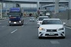 トヨタの自動運転実験の様子（高速道路）