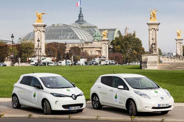 ルノー 日産アライアンス Ev0台をcop21国際会議に提供 業界先取り 業界ニュース 自動車ニュース21国産車から輸入車まで Mota