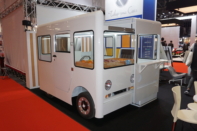 地道な研究開発を続ける高山自動車の最新作は「キッチンカー」！【TMS2015】