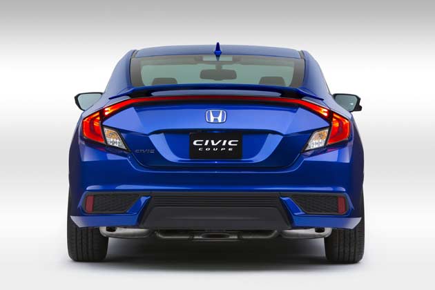 ホンダ新型 シビック クーペ をlaショーで世界初公開 2種類の新開発エンジンを採用 画像ギャラリー No 3 業界先取り 業界ニュース 自動車ニュース21国産車から輸入車まで Mota