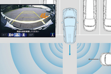 ホンダ オデッセイの後方支援カメラ