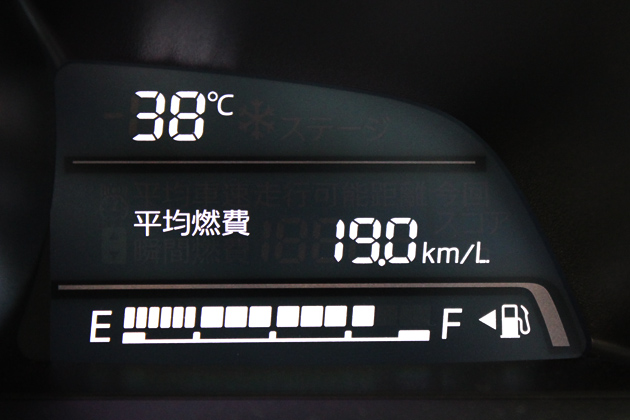 マツダ デミオ 13S(1.3リッター/5MT)/郊外路燃費