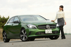 メルセデス・ベンツ Aクラス[2015年11月マイナーチェンジモデル／A180 Edition Green(エディショングリーン：特別仕様車・全国限定30台)] 試乗レポート／今井優杏