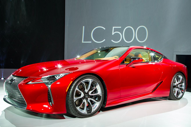 レクサス、新型フラッグシップクーペ『LC500』をワールドプレミア！発売は2017年春頃予定！！