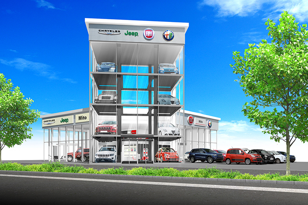 輸入車販売店として全国初 ガラス張りのタワー式ショールームがグランドオープン 画像ギャラリー No 2 業界先取り 業界ニュース 自動車ニュース21国産車から輸入車まで Mota