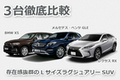 RX／GLE／X5を徹底比較 ～存在感抜群のLサイズラグジュアリーSUV～