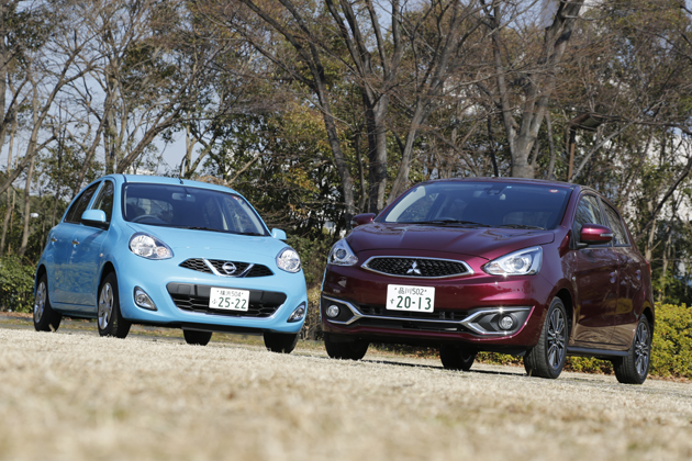 三菱 新型ミラージュ vs 日産 マーチ どっちが買い！？徹底比較