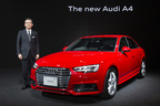 アウディ A4 Sedan 発表会にて